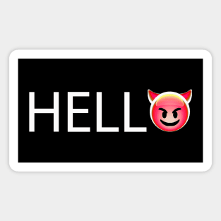 Hell-o Magnet